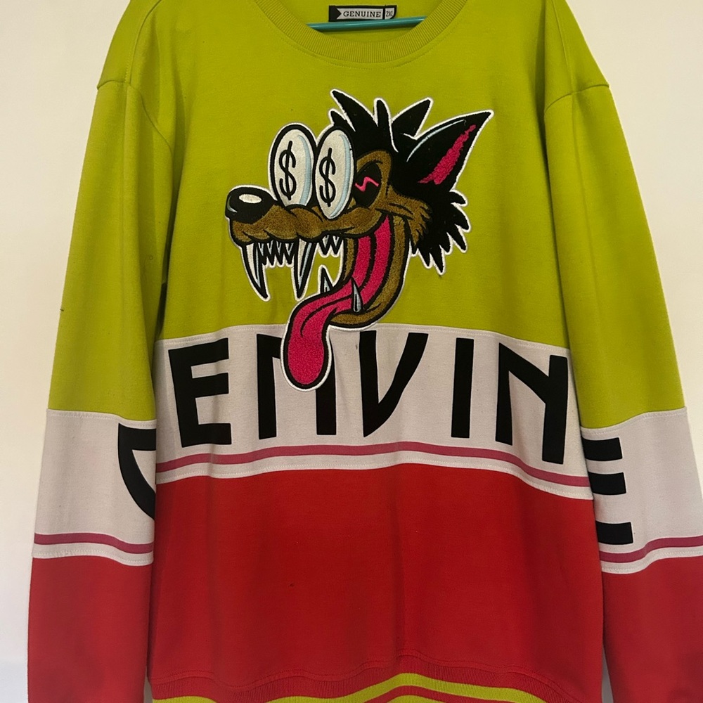 Genvine Graphic Design Sweatshirt Men’s Size 2XL